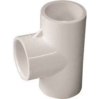 IPEX 3/4" PVC Socket Tee, White, Schedule 40, 150 PSI Pressure
