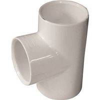 IPEX PVC Pipe Tee, 1-1/2 in, Socket, White, Schedule 40, 150 psi Pressure