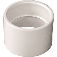Canplas 1-1/2" PVC Hub Coupling, White (Model 193001)