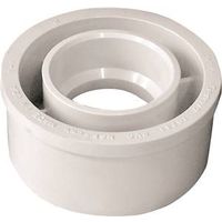 IPEX Flush Reducing Pipe Bushing, 3" x 1-1/2", Spigot x Hub, PVC, White, SCH 40