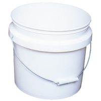 ENCORE Plastics 201215 Paint Bucket, 3.5 Gal, Plastic, White