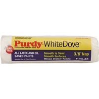Purdy White Dove Paint Roller Cover, 3/8 in Nap, 7 in L, Woven Dralon Fabric