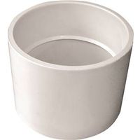 IPEX 4" PVC Coupling, Hub, White, Schedule 40 (193004)