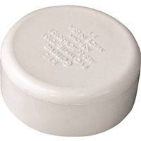 Canplas 1-1/2" PVC Pipe Cap, Hub, White (Model 193081)