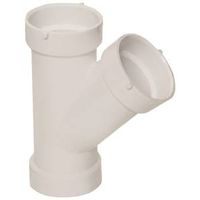 Canplas PVC Pipe Wye, 2" Hub, White, Schedule 40 (192302L)