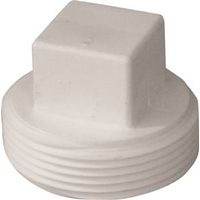IPEX 2" Cleanout Plug, MNPT, PVC, White, Schedule 40 (193052S)