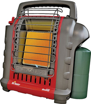 Mr. Heater F232050 Portable Buddy Heater, 15 in W, 4000-9000 BTU, Propane