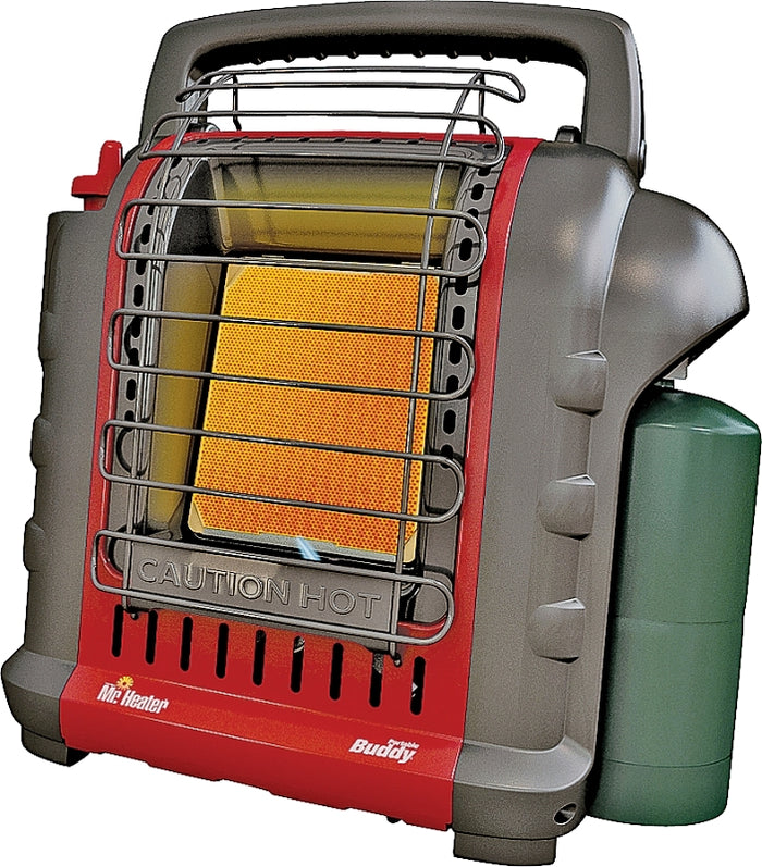 Mr. Heater F232050 Portable Buddy Heater, 15 in W, 4000-9000 BTU, Propane