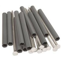 Amerimax Gutter Spike and Ferrule, Aluminum/Plastic, White