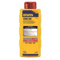 Irwin 64902 Marking Chalk Refill, 8 Oz, Red, Permanent Powder Chalk