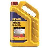 Irwin 65102 Marking Chalk Refill, 5 lb, Red, Permanent 5LB Jug Red Chalk