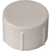 IPEX 1-1/4" White Pipe Cap, FPT, Schedule 40, 150 PSI Pressure (435426)