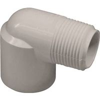 IPEX 035504 PVC Street Elbow, 1-1/2 in, Socket x MNPT, 90° Angle, SCH 40
