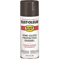 Rust-Oleum 7798830 Rust Preventative Spray Paint, Semi-Gloss Black, 12 oz Can