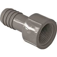 Boshart 3/4" PVC Pipe Adapter, FPT x Insert, Gray (UPVCFA-07)