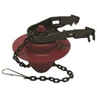 Fluidmaster 501P21 Red Rubber Flapper Tank Ball for 2" Plastic or Metal Flush Valves