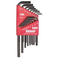 Eklind 10018 Hex Key Set, 18-Piece, Steel, Black Hex-L Key Set