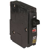 Square D QO QO140CP Mini Circuit Breaker, 40 A, 1-Pole, 120/240 VAC, 48 VDC, Fixed Trip, Plug Mounti