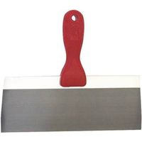 Marshalltown BSTK8P Knife, 8 in W Blade, Tapered Blade, Contour-Grip Plastic Handle