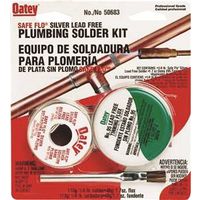 Oatey 50683 Wire Solder Kit, 0.25 lb, Solid Lead Free Solder Kit