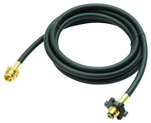 Mr. Heater 12' Propane Hose Assembly, Large, Brass, Black (F273702)