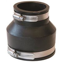 Fernco Flexible Coupling, 3" x 2", PVC, Black, 4.3 PSI Pressure (P1056-32)