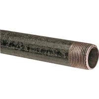 Kloeckner Metals Black 1/2" Pipe, 10 ft L, Threaded 1/2x10" BLK Imp STL Pipe