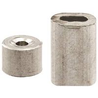 Prime-Line Aluminum Cable Ferrule and Stop, 1/8 in Diameter (GD 12151)