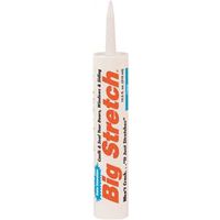 Sashco 10006 Caulk, Clear, -30 to 250°F, 10.5 oz Cartridge
