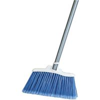 Quickie 750-4 Angle Broom, 12 In Sweep Face, Poly Fiber Bristle HomePro All-Purpose Broom