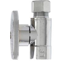 Plumb Pak PP52PCLF Shut-Off Valve, 3/8 x 3/8 in Connection, FIP x Compression