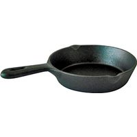 Lodge L3SK3 Seasoned Skillet, 6-1/2" Dia, Iron, Black