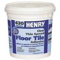 Henry 430 ClearPro Floor Adhesive, Clear, 1 Gal Pail