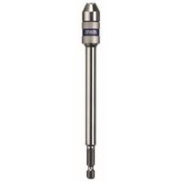 Irwin 4935704 Bit Holder, 1/4 in Drive, 1/4 in Shank, Hex Shank, 6 in L, Carbon Steel 6" Quick Chuck