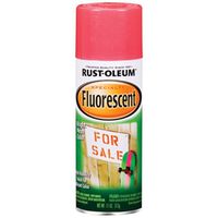 Rust-Oleum Specialty Paint, Flat/Matte, Fluorescent Pink, 11 oz, Aerosol Can