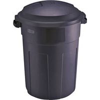 Rubbermaid FG2894FFBLAZB Refuse Container, 32 Gal Capacity, Blazer Blue, Snap-Fit Lid Closure