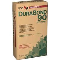 USG Durabond 90 381630120 Joint Compound, Powder, White, 25 lb