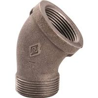 1" Black Street Elbow