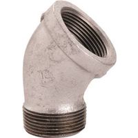 ProSource 3/4" Threaded Street Pipe Elbow, 45° Angle, SCH 40, 300 PSI