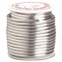 Oatey Safe-Flo 29025 Wire Solder, 1 lb, Solid, Gray/Silver, 415 to 455°F Melting Point