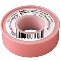 Oatey Pink PTFE Thread Seal Tape, 260 ft L x 1/2 in W (Model 31402D)