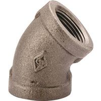 1" Black 45-Degree Elbow