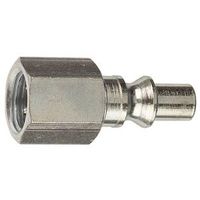 Tru-Flate 12-335 Plug, A-Style, 1/4 in FNPT, Steel 1/4" Aro Coupler