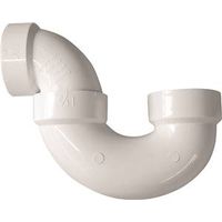 Canplas 193201S P-Trap, 1-1/2 in, Hub, PVC, White, Schedule 40