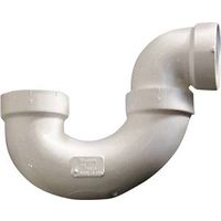Canplas 2" PVC P-Trap, Hub, White, Schedule 40 (Model 193202)
