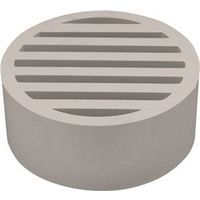 Canplas 4-Inch Floor Strainer with Spigot, PVC Body, White (Model 193864)