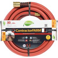 Swan ELCF34050 Water Hose 3/4" x 50' with Brass Coupling