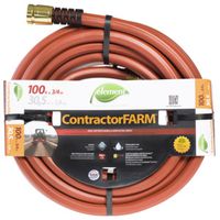 Swan ELCF34100 Water Hose, 100 ft L, 3/4 in, Aluminum Couplings