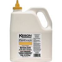 Keson PROCHALK Series 105GO Marking Chalk Refill, 5 lb, Glow Orange