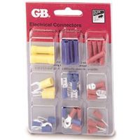 Gardner Bender TK-40 Terminal Kit, 600 V, 22 to 10 AWG Wire, 40 Piece Assorted Terminal Assortment